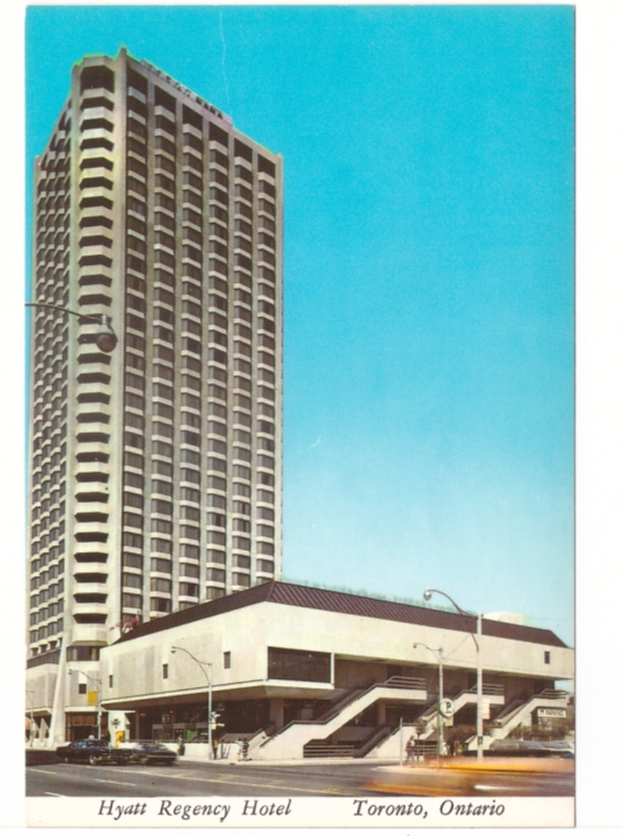 Hyatt Regency Hotel Toronto Ontario postcard