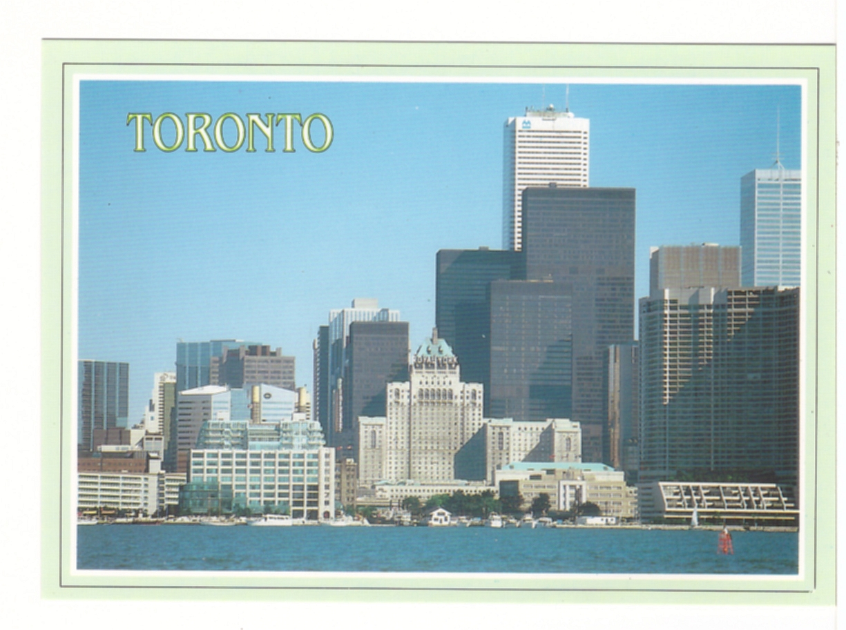 Royal York Hotel Skyline Toronto postcard