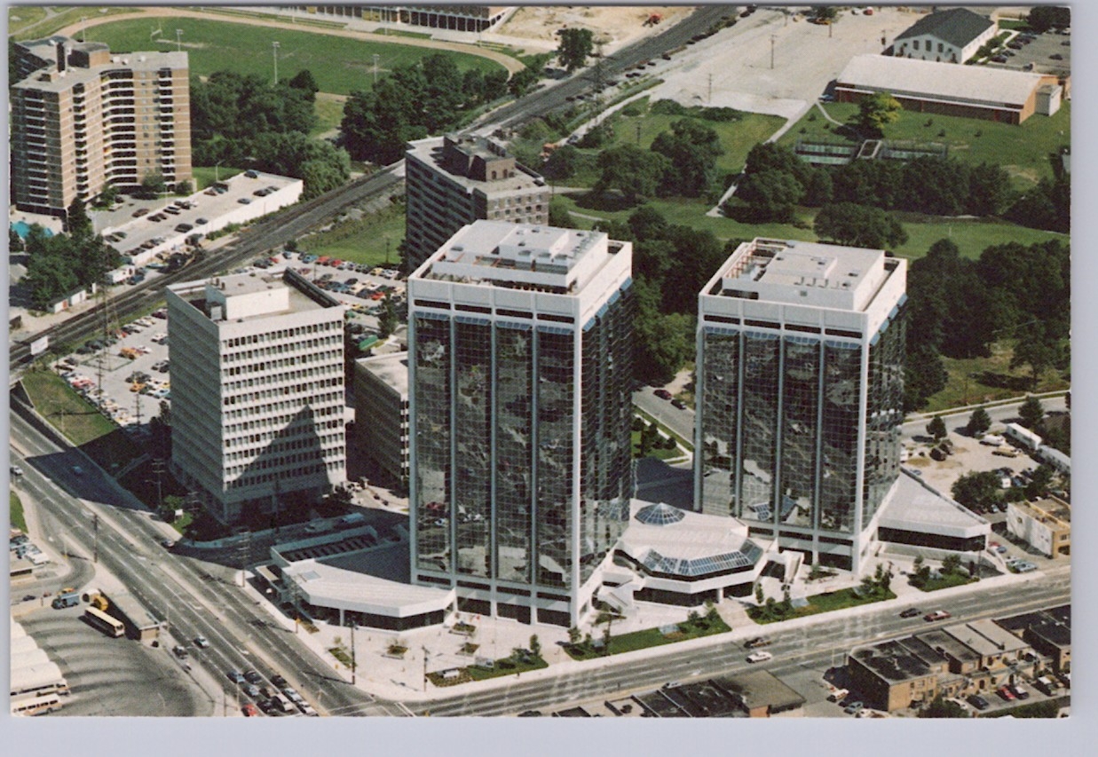 Shipp Centre Bloor and Islington Toronto 1982 Aerial View Ontario postcard