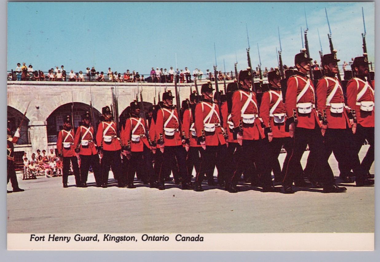 Fort Henry Guard Kingston Ontario postcard