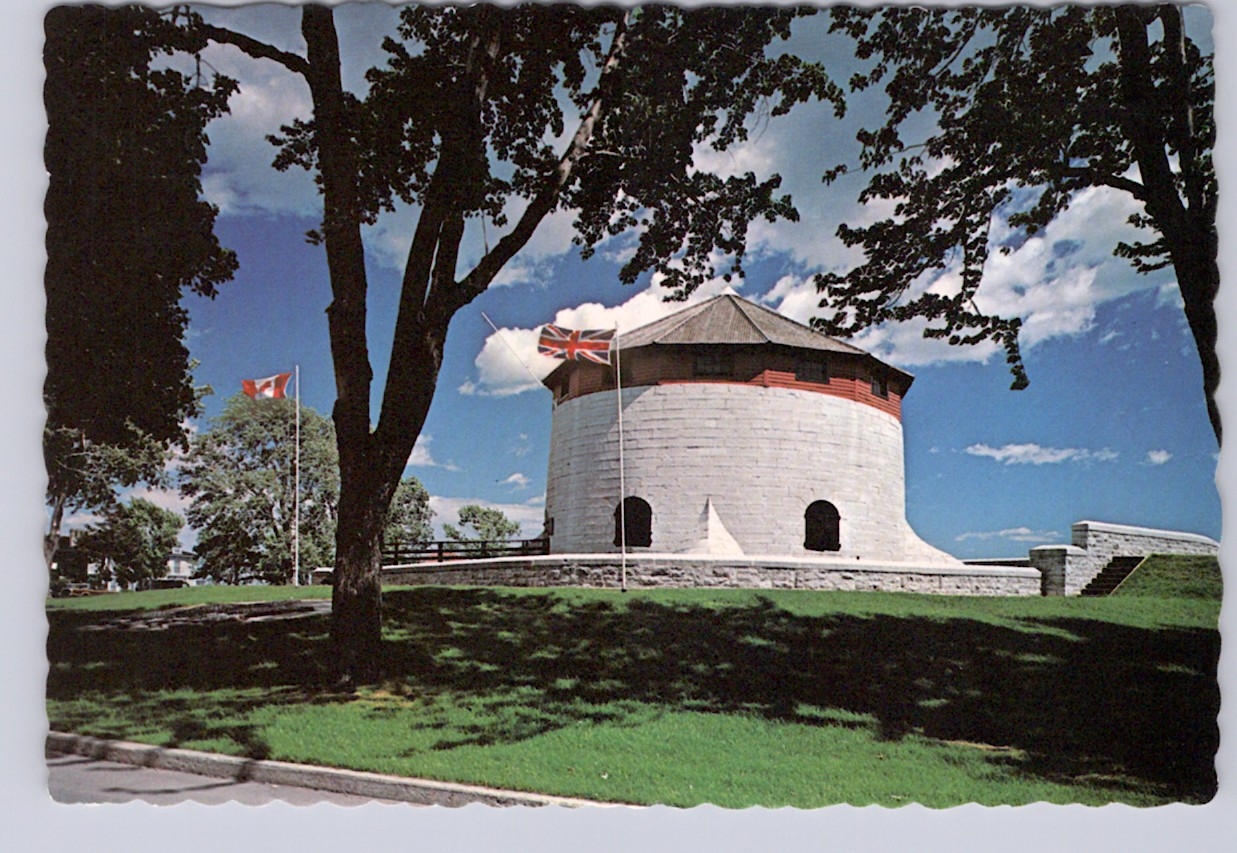 Murney Tower Martello Tower MacDonald Park Kingston Ontario postcard