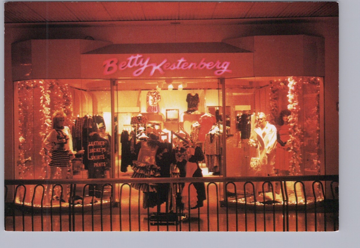 Betty Kestenberg Afternoon & Evening Wear Thornhill & Toronto Ontario postcard