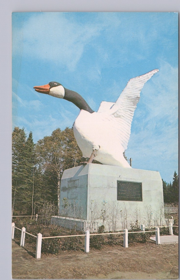 Wawa Goose Ontario postcard